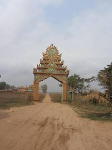 Wat entranceway, Krong, Kampong Cham