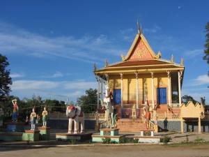Wat on outskirts of Kampong Cham City