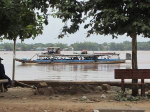 Boats which once traveled metres below us, out of sight, are now like an extra lane of traffic beside us