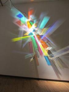 Stephen Knapp light installation at Louis Meisel Gallery, Saturday 20 Dec 2014
