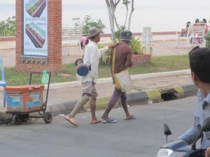 Blind amputees and other disabled people often have to beg for survival.