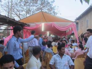 Rural wedding, Cambodia