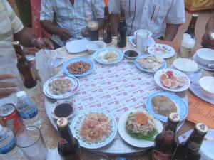 Our table's first course