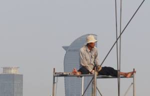 Phnom Penh Construction Worker