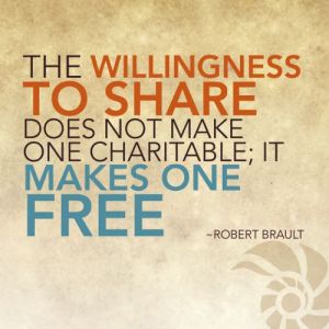 Sharing makes us free