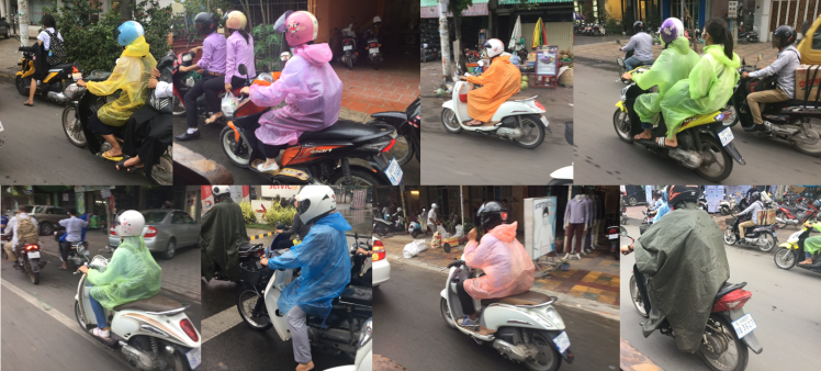 Rainbow of Raincoats