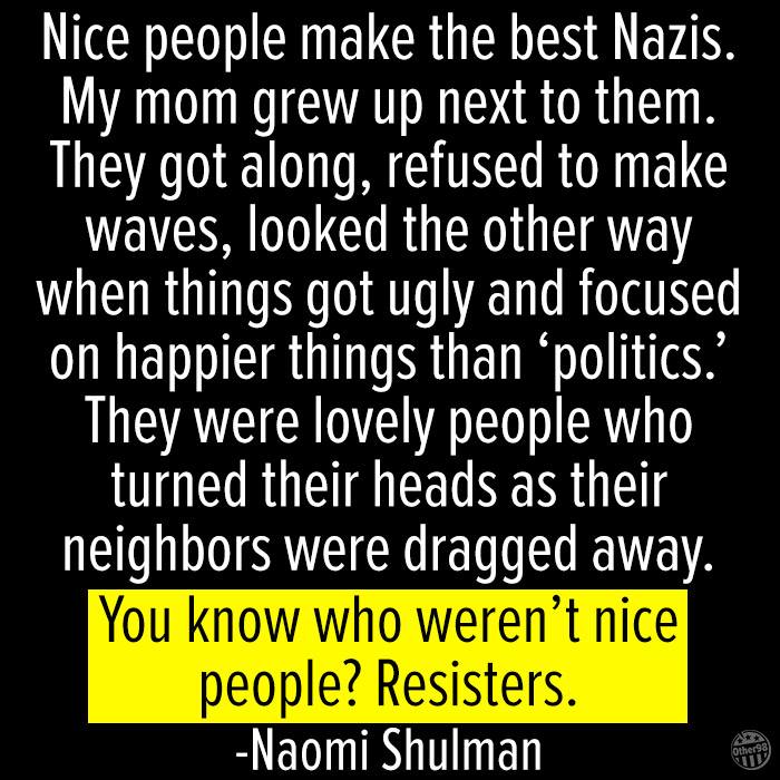 Nice people and the Nazis