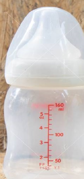 empty baby bottles