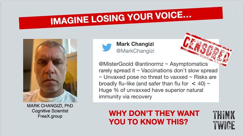 If the billions spent on censoring voices not complying with those in power, was spent on protecting health, I wonder what this pandemic might have looked like?