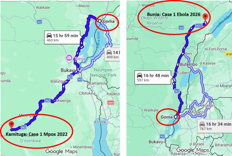 Ebola Goma Proximity